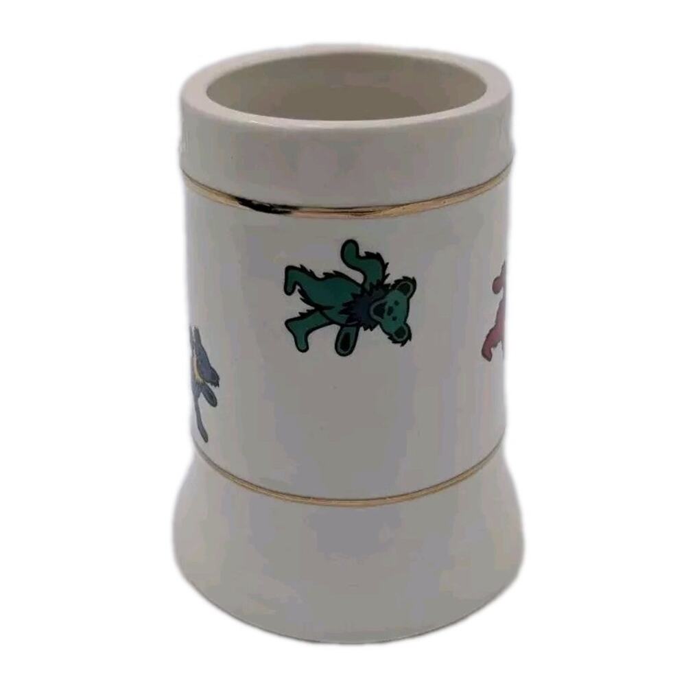 Grateful Dead Rainbow Dancing Bears Stein GDM Inc 1987 Official Merchandise - Picture 5 of 10